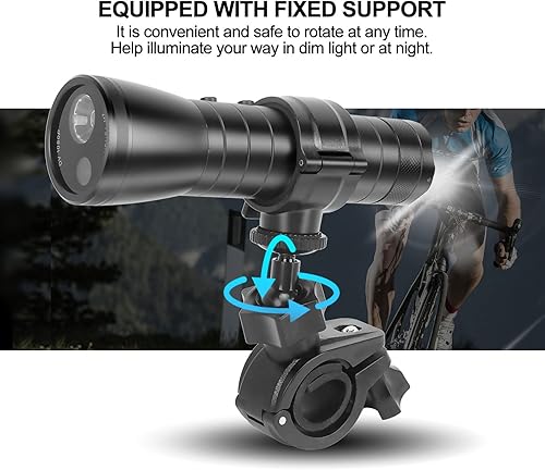 Miniatura 3 de VBESTLIFE Cámara de casco de motocicleta de bicicleta, 1080p 120  Cámara de lente gran angular Cámara deportiva, Cámara portátil de visión nocturna