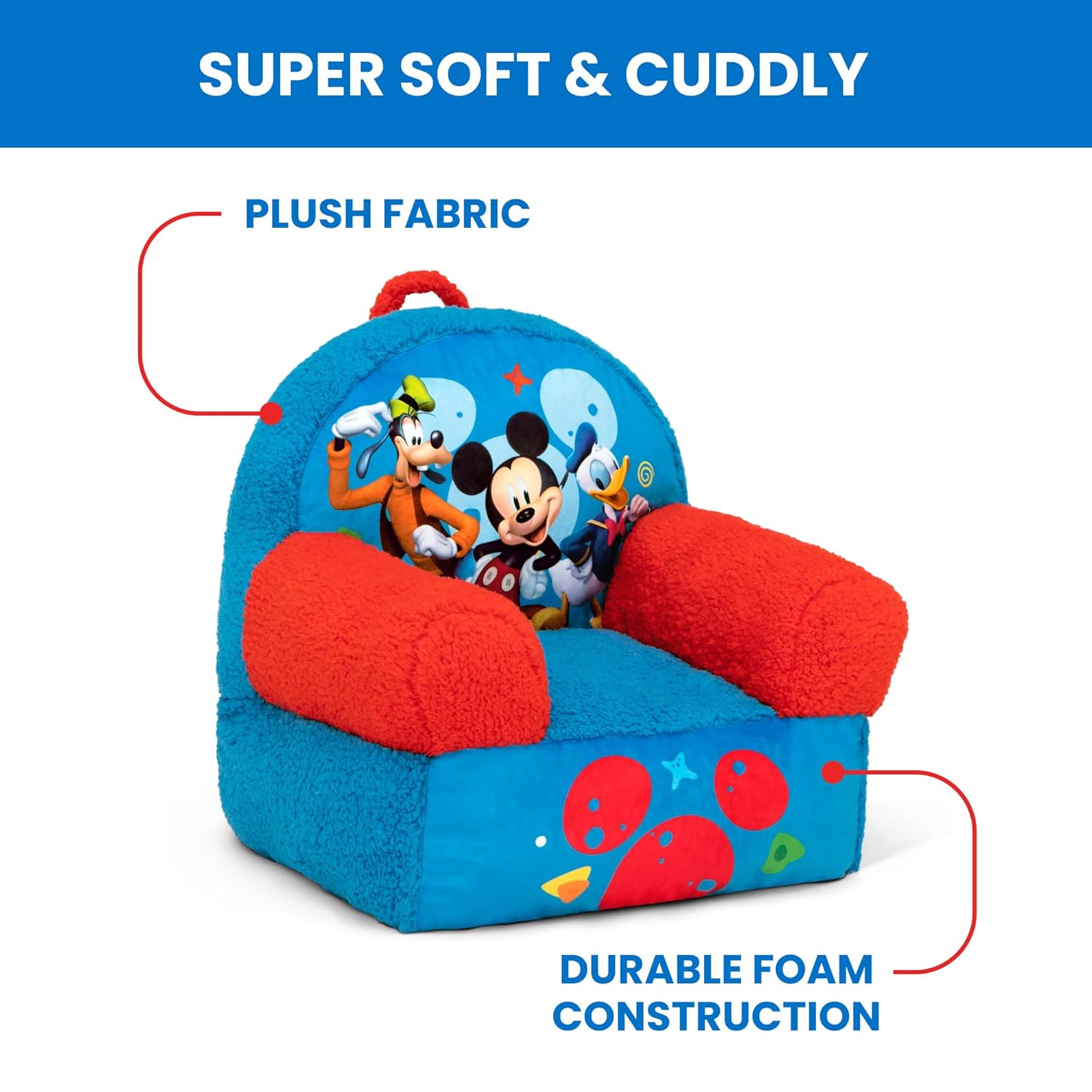 Delta Children Cozee Buddy Chair, Mickey Mouse