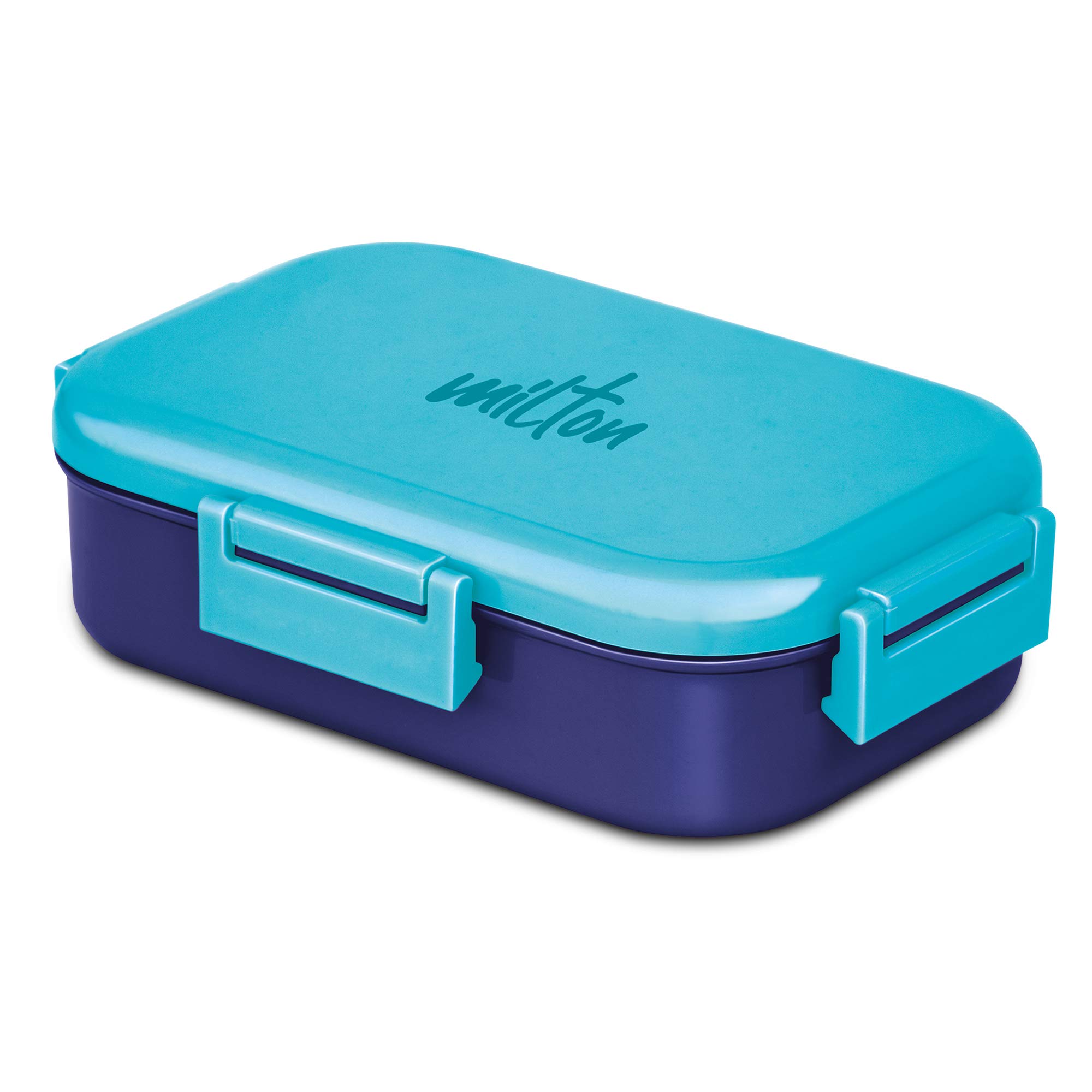 Milton Senior Flatmate Inner Stainless Steel Tiffin Box, 700 ml, Blue | Food Grade | School Lunch Box | Office | Picnic