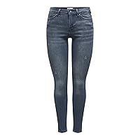 ONLY Onlwauw Life Mid SK DNM Bj777 Noos, Jeans Donna