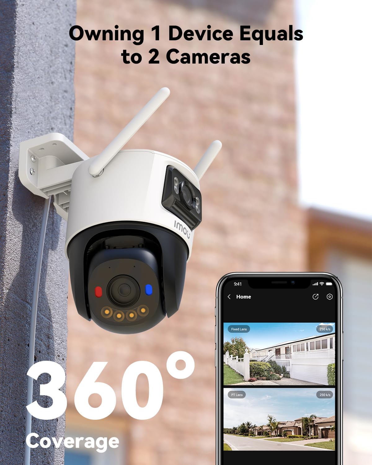 Imou Dual Lens Security Camera - 360° Coverage -3
