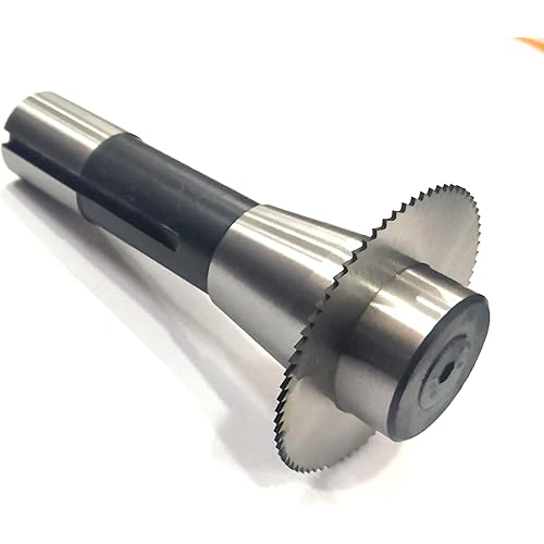 SLITTING/SLOTTING SAW HOLDER WITH CIRCULAR SAW BLADE (R8 SHANK (7/16" UNF))