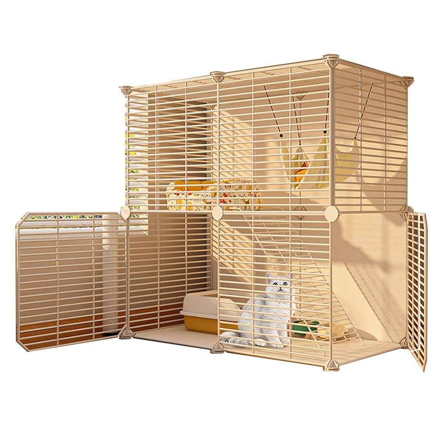 Amazon.co.jp: RTTZBOZ 猫ケージ 屋内用 キャティオ DIY 猫囲い