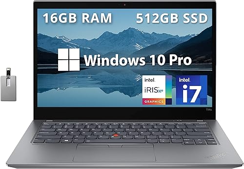 Lenovo ThinkPad T14S G2, portátil de negocios con pantalla táctil FHD de 14 pulgadas, Intel Core i7-1165G7, 16 GB de RAM, SSD PCIe de 512 GB,