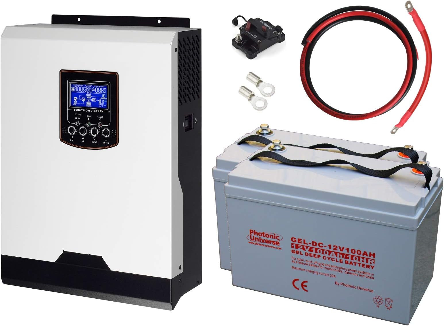 2kW Uninterrupted Power Supply (UPS) System with 2.4kWh energy storage battery backup