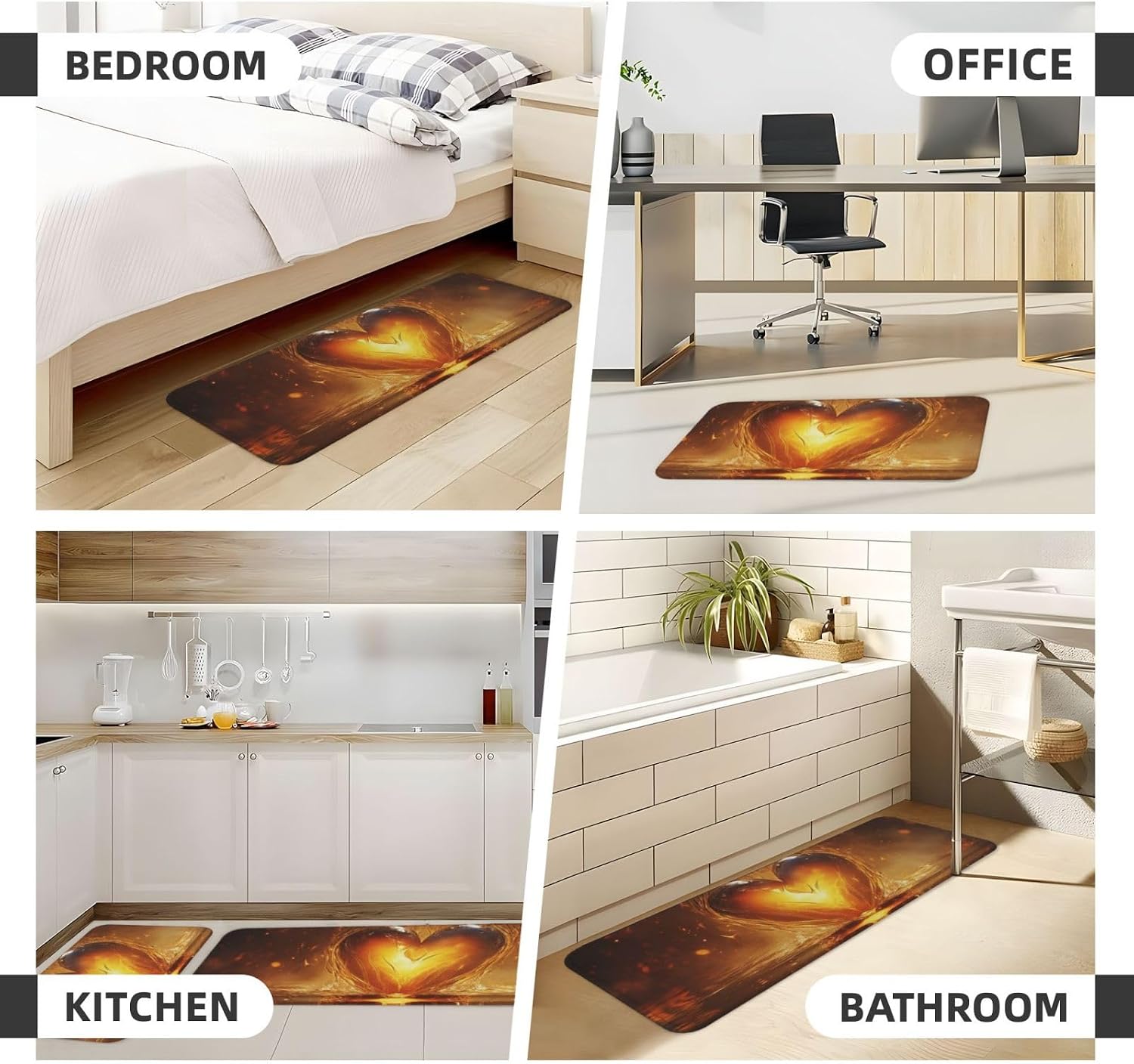 Kitchen Rugs Home Decor Kitchen Mats for Floor Anti Fatigue Kitchen Mats