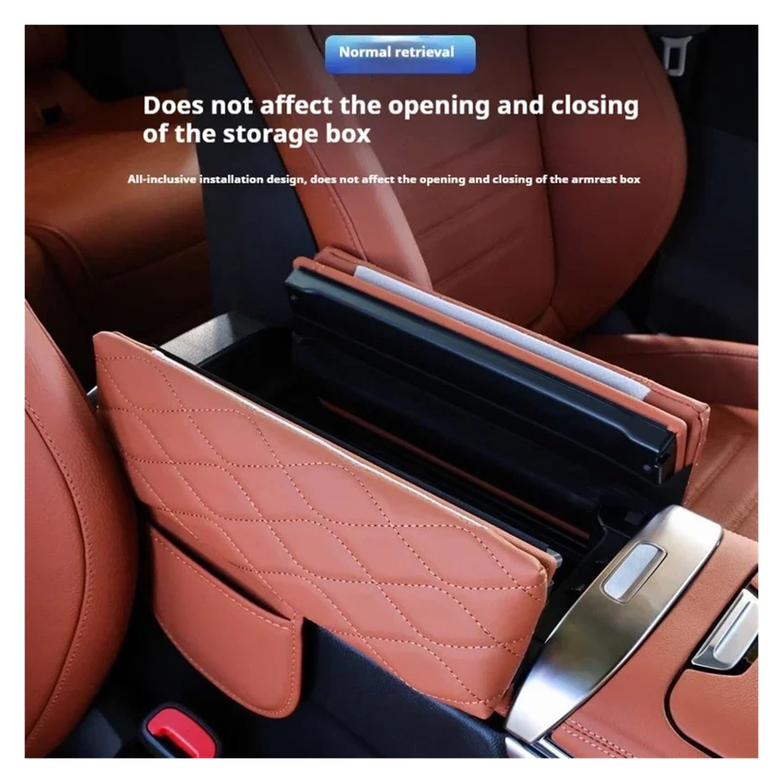 deski rozdzielczej Osłona przycisku szyby Do GLA GLB Center Console Armrest Pad | 2020-2023 Booster Interior Modified Storage Box Cushion Dekoracyjna listwa wnętrza samochodu