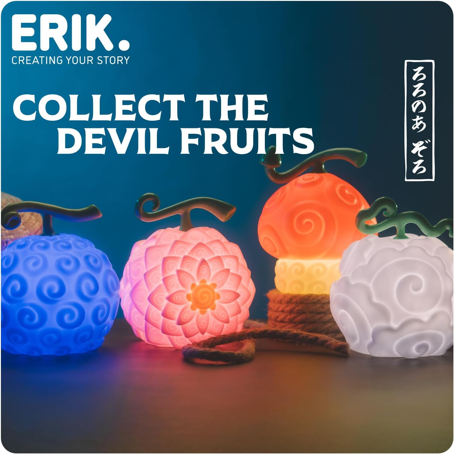 Grupo Erik One Piece Lamp Hito Hito Fruit | One Piece Figure | Monkey D.Luffy | Official Product