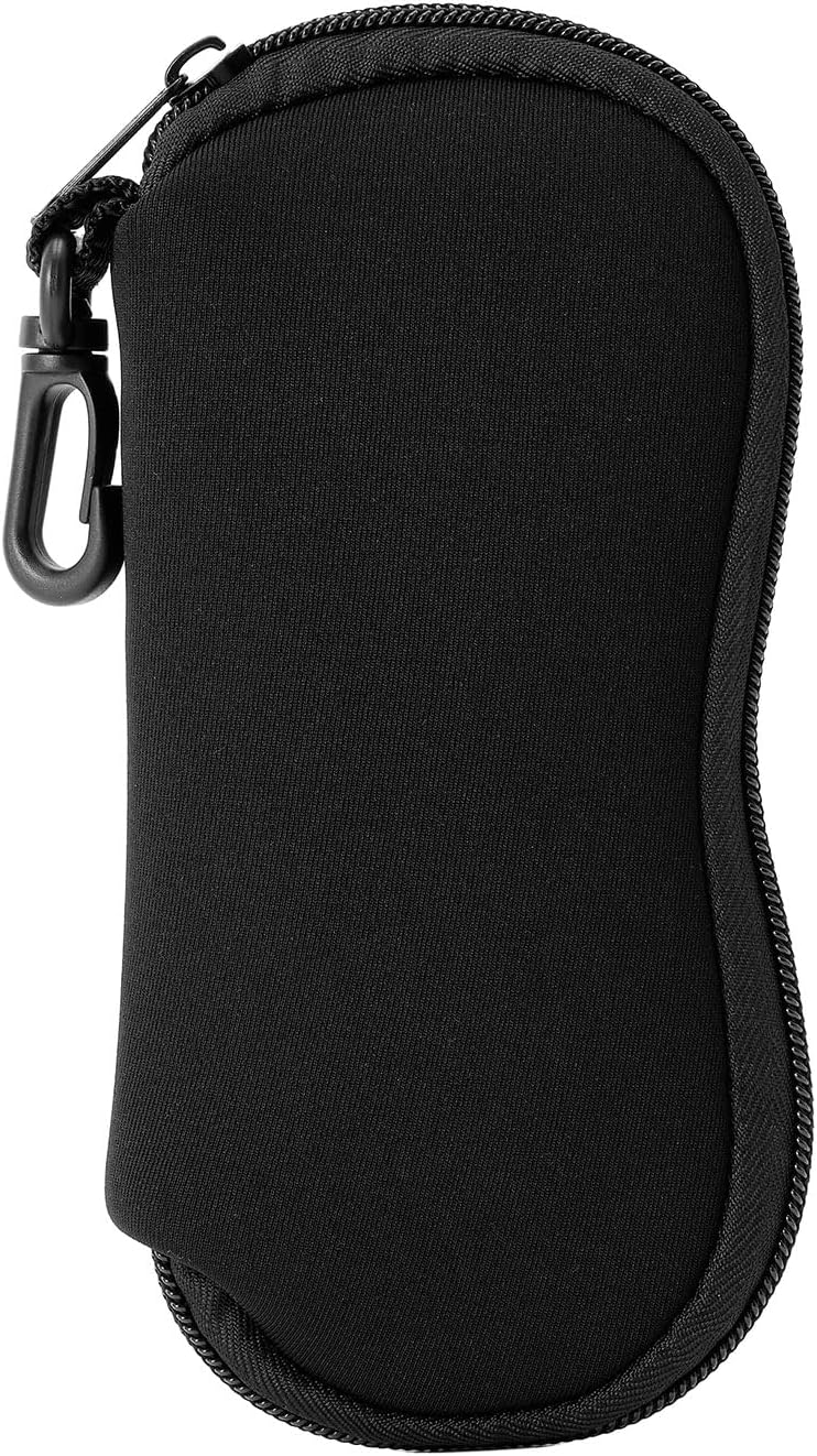 QIUTIMIY Women Sunglasses Soft Case Ultra Light Neoprene Zipper Eyeglass Cases for Men image 2
