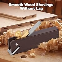Vista 5 de Mini cepilladora de madera, cepilladora manual de madera de 3 pulgadas, plano de carpintería de ébano para cepillar, alisar, recortar fondo plano