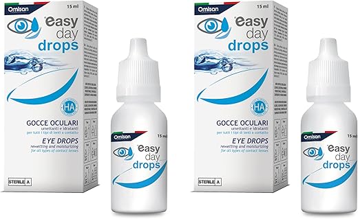 Easy Day Drops, gocce oculari con acido ialuronico 0,10%, 2 x 15...
