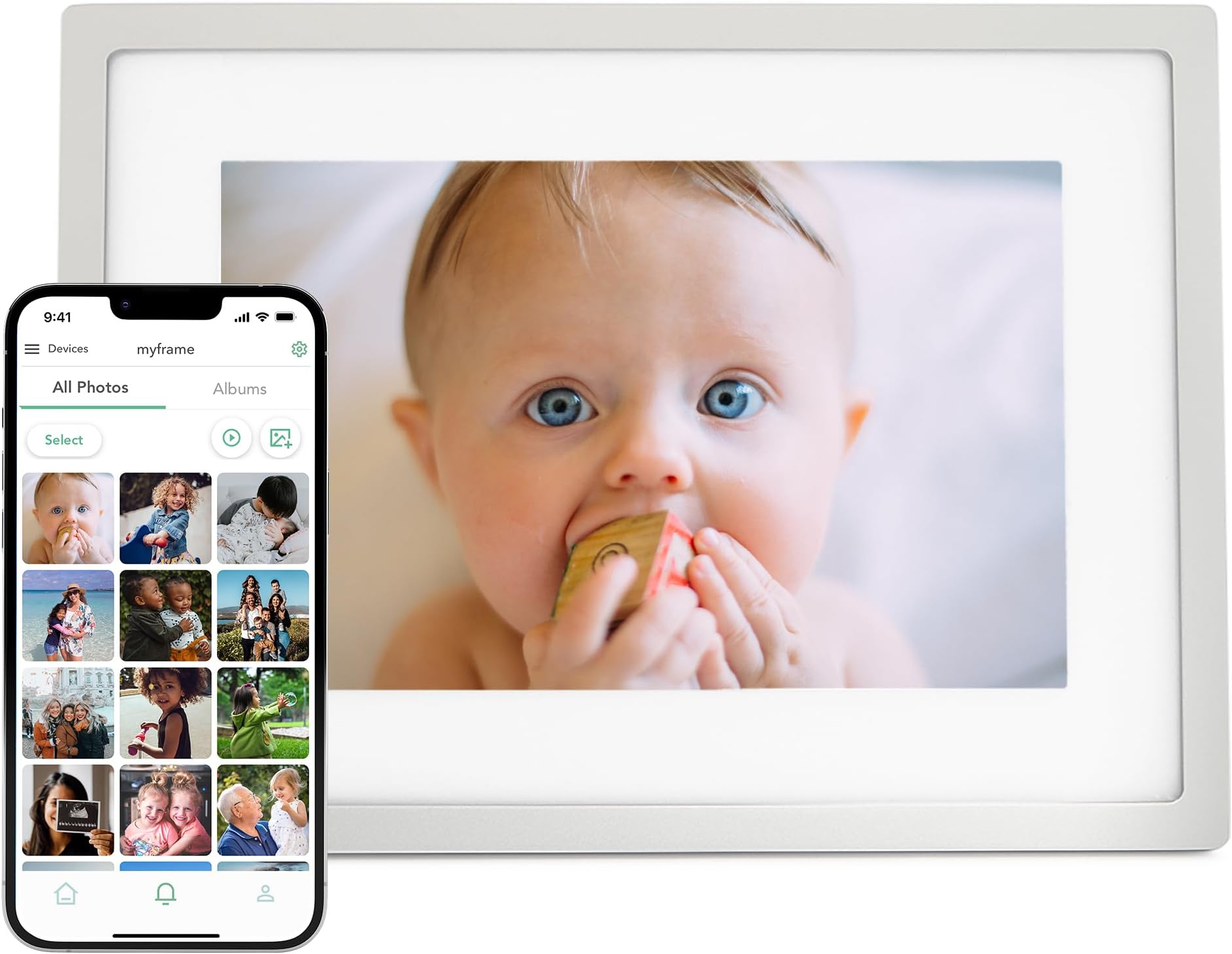 Skylight Digital Picture Frame WiFi Enabled with Load