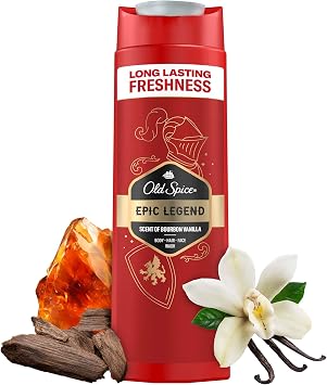 Old Spice Epic Legend Male Shower Gel and Shampoo 400 Ml