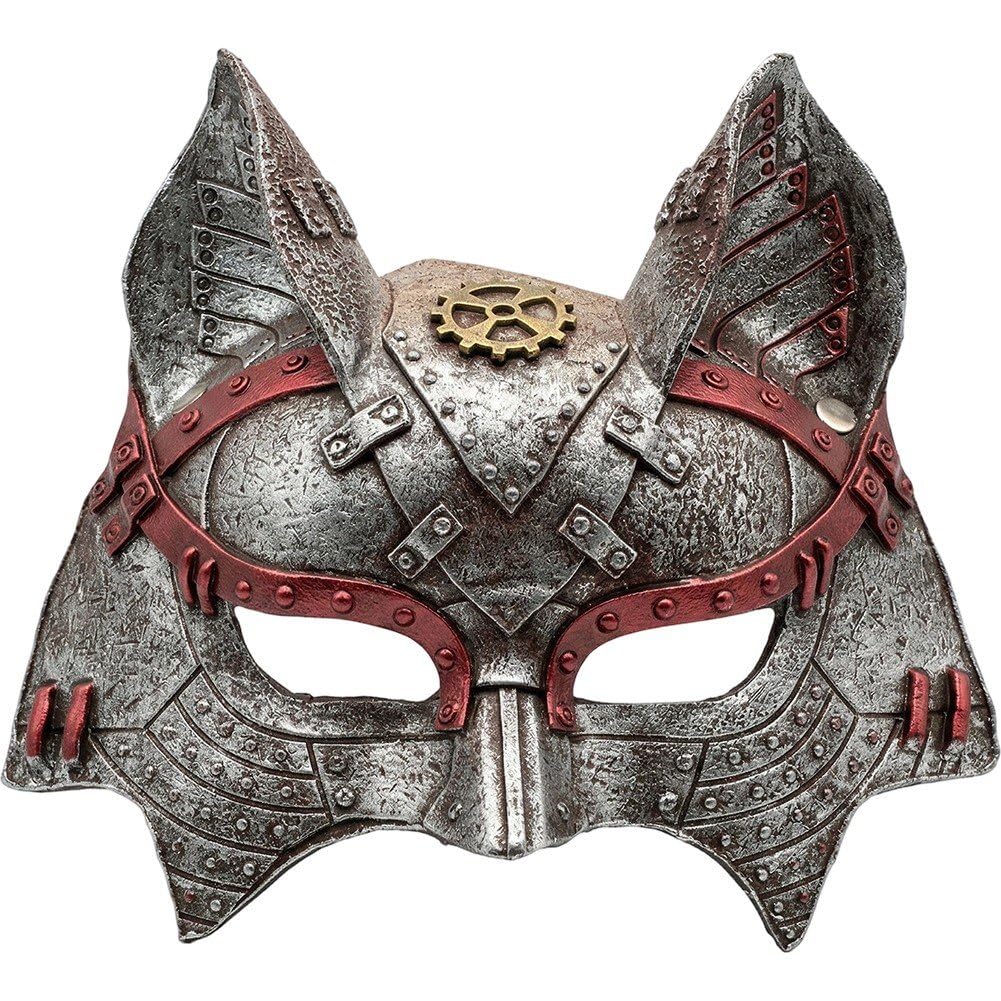 Realistic Full Cover Adult Therian Animal Mask, Fancy Dress Prop for Halloween Masquerade Cosplay Theme Party