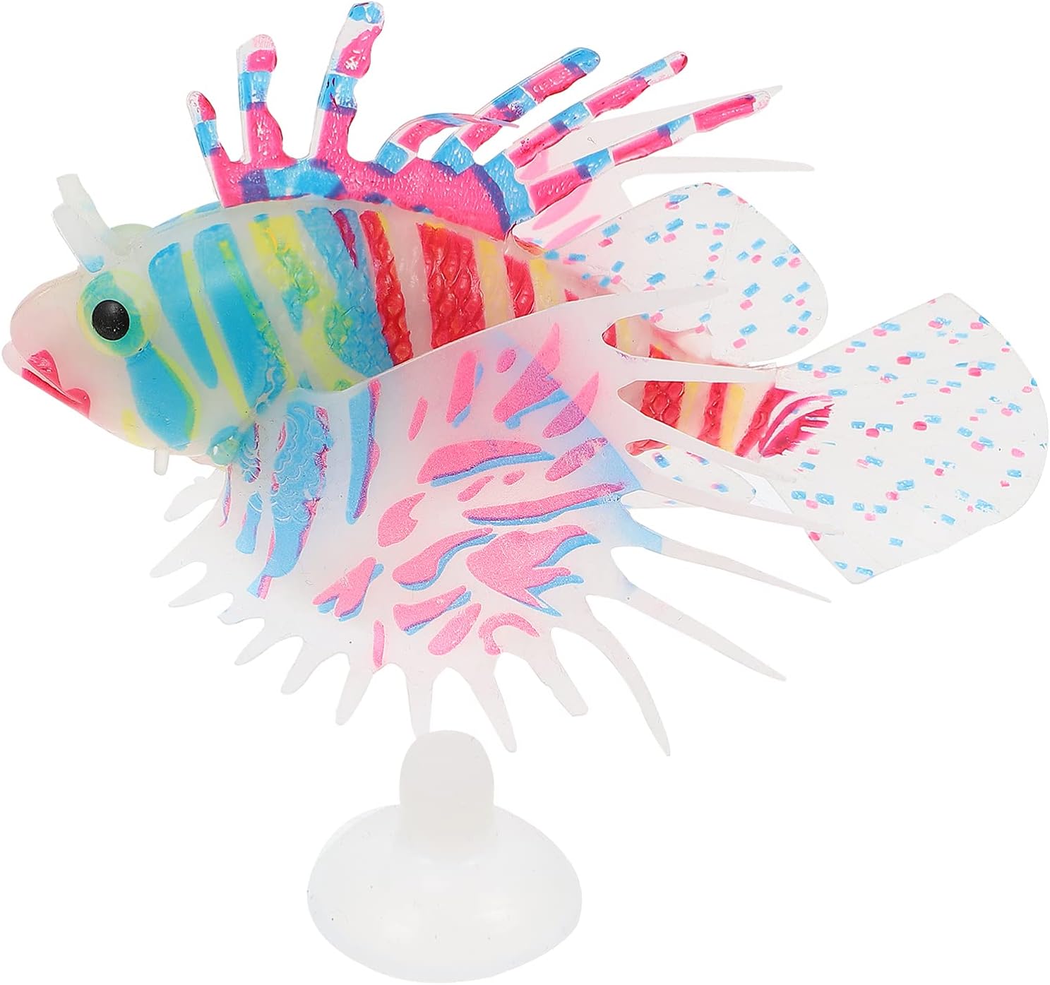 PATKAW Artificial Glowing Fish Luminous Lionfish Ornament