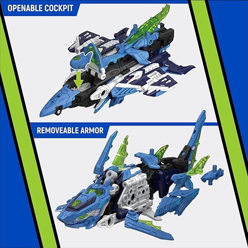 Vista 8 de 52TOYS BEASTDRIVE BD-02 Hydro Bullet Shark Deformation Toys Figura de acción, juguetes de conversión en vehículo y bestia, regalo perfecto