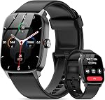 Smart Watch for Men Women Bluetooth Call, 1.85" HD Touch Screen AI Voice Smartwatch, Fitness Tracker 24/7 Heart Rate/Sleep Monitor, 120+ Sports Modes, IP68 Waterproof, smartwatch for Android & iOS
