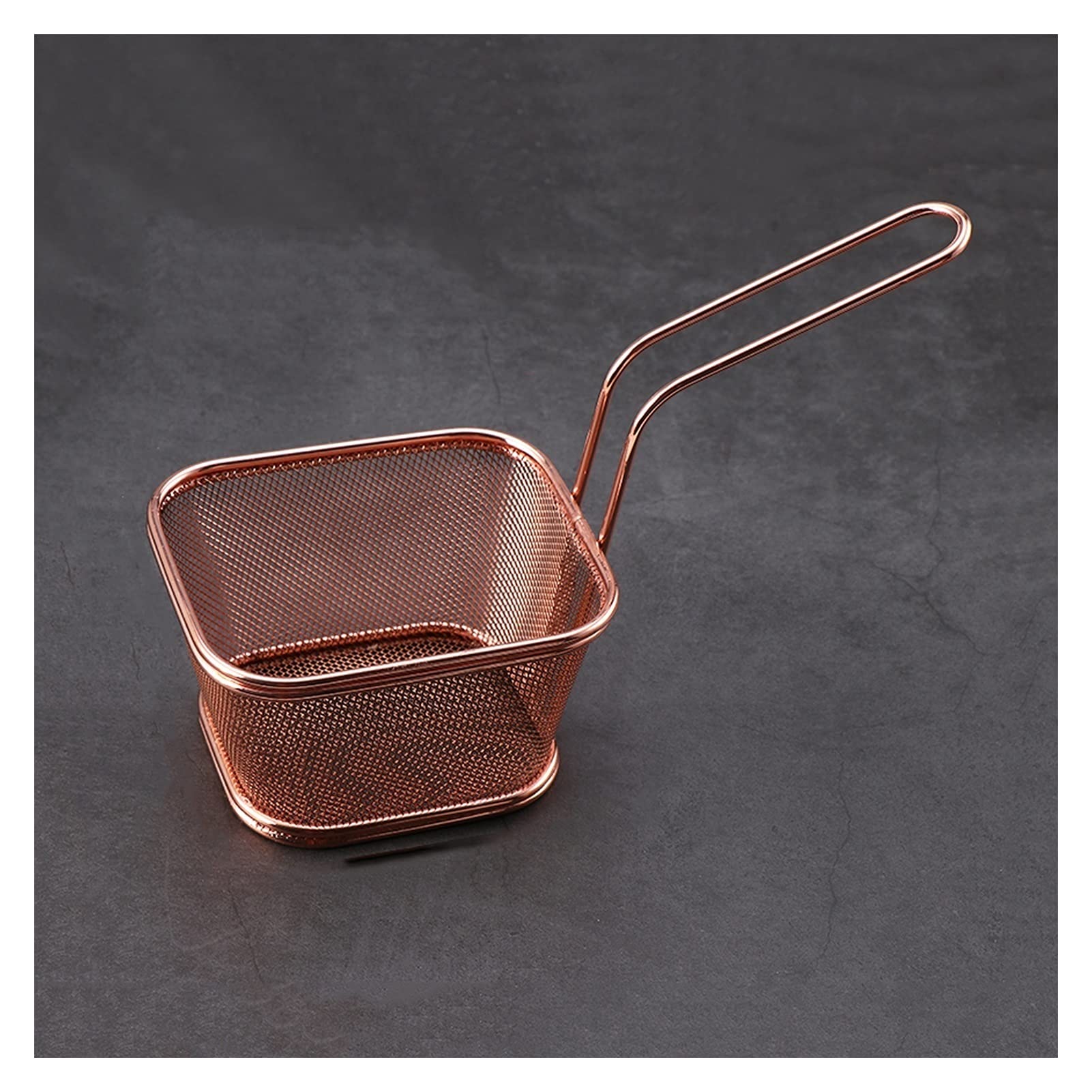 Panier pour friteuse en acier inoxydable pour éviter les frites grasses