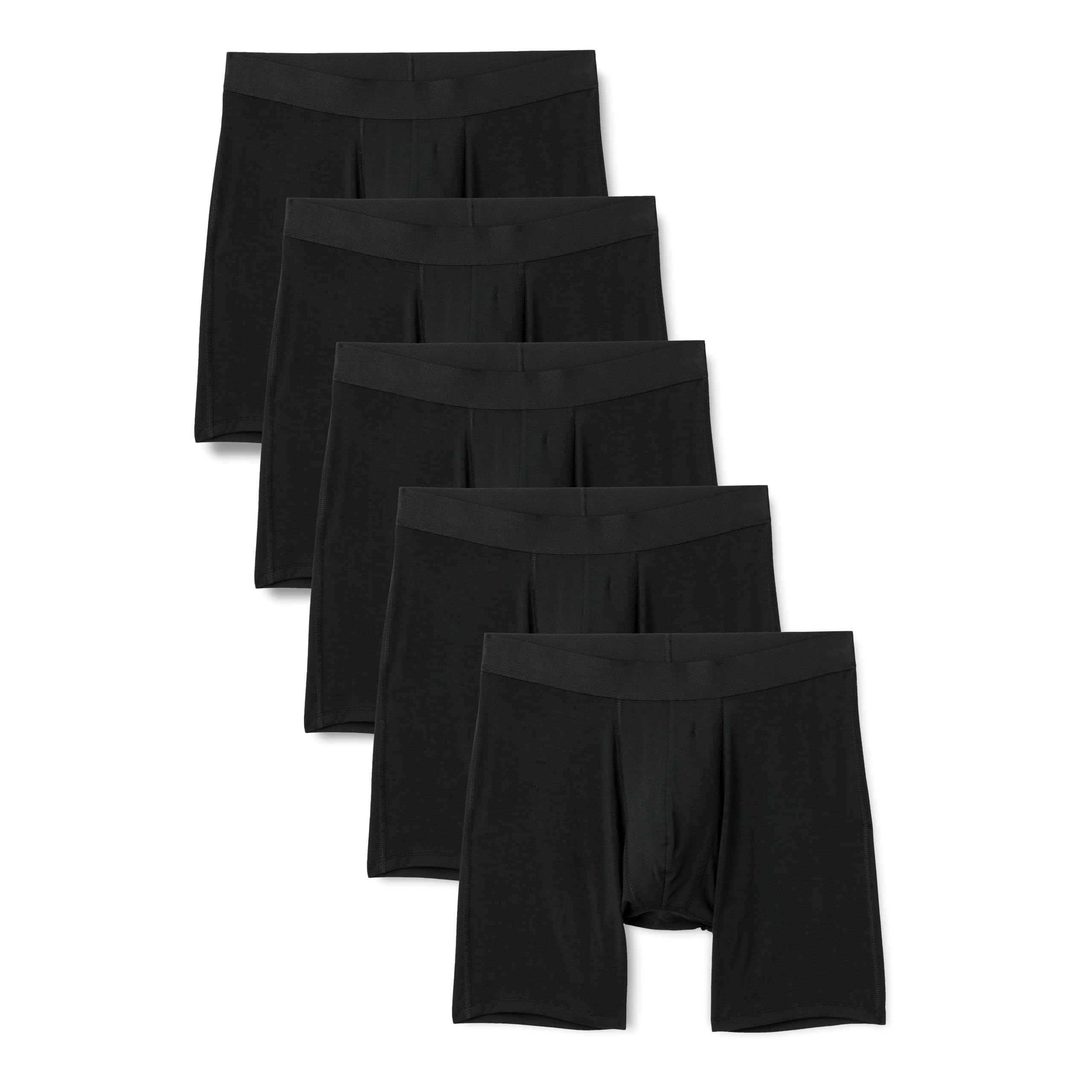 Amazon Essentials Mens Super Soft Modal Boxer Briefs Pack of 5
