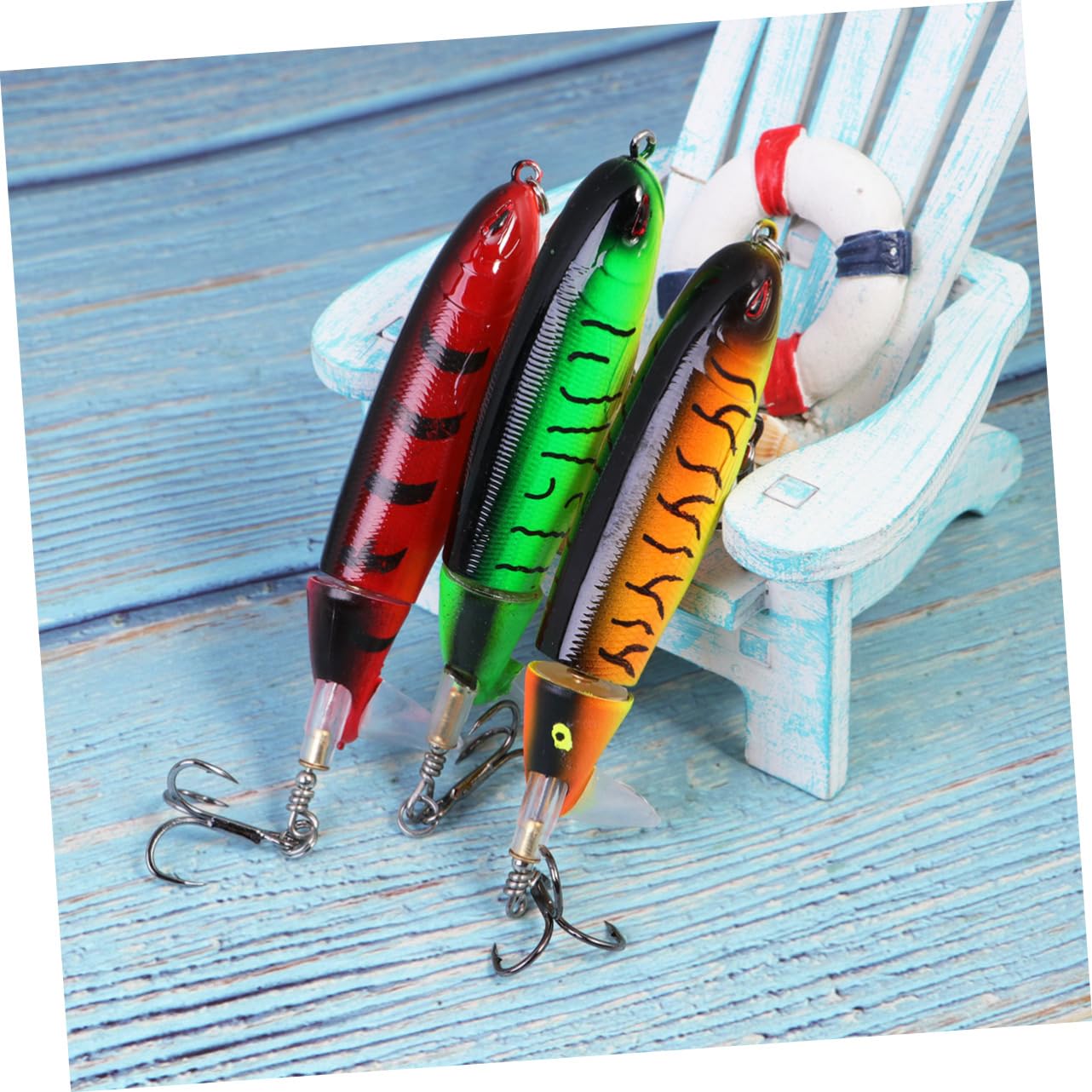 9 Pz Esche bioniche realistiche Esche da Pesca muschiate Esche da Pesca per Acqua Dolce Esca a manovella Esca d'Acqua Dolce Esca da Nuoto ad Esche da Pesca con Occhi 3D