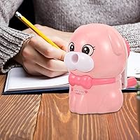 Vista 4 de Sacapuntas para cachorros sacapuntas compactos accesorios sacapuntas pequeño sacapuntas mecánico encantador sacapuntas mini manual de aleación