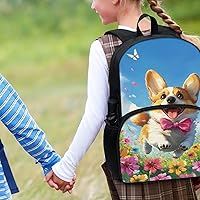 Vista 137 de American Flag Fire Galaxy Pattern Kids Backpack for Boys Girls Elementary Students Bookbag Middle School Bag Lightweight Children Travel Bag