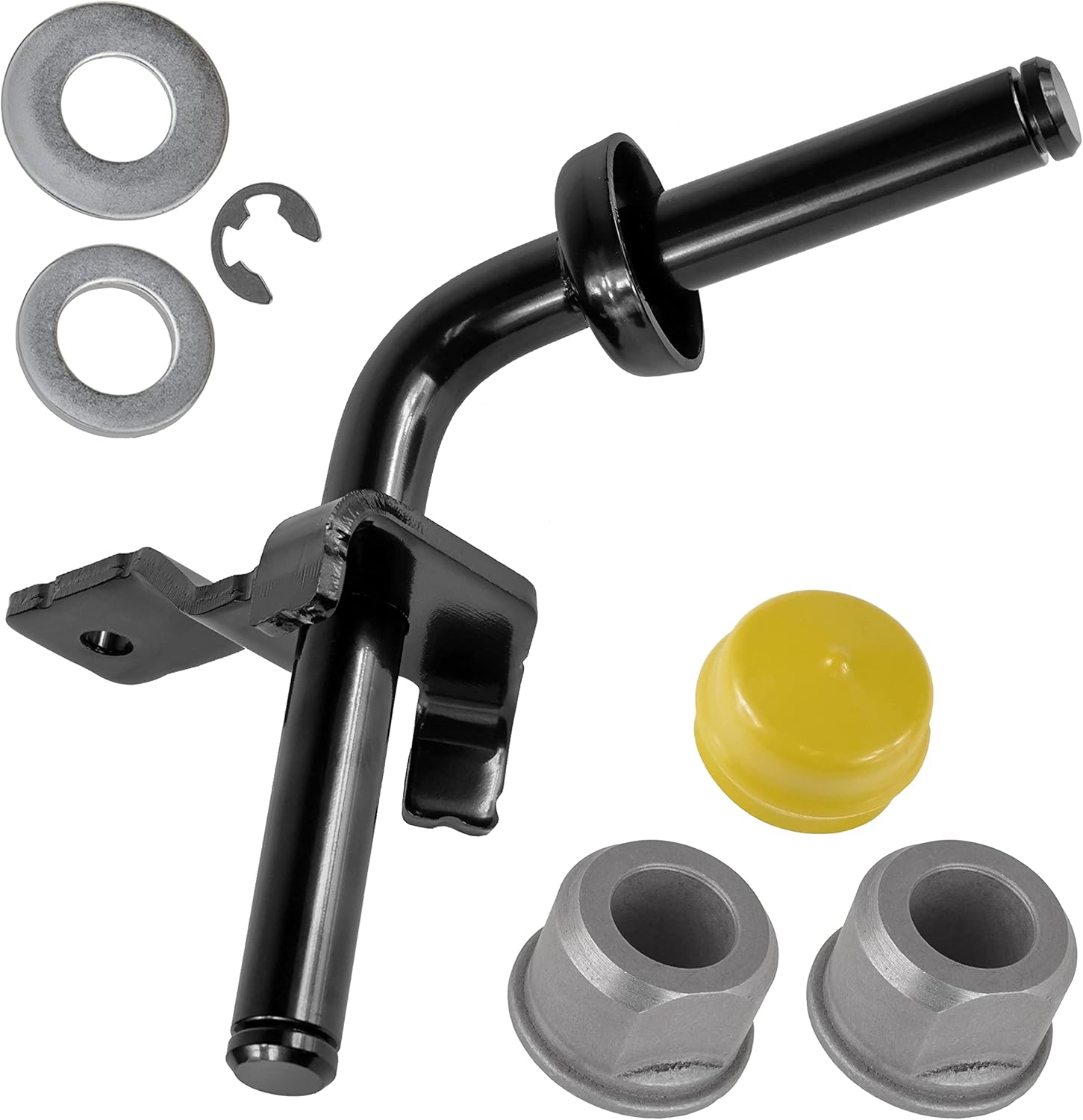 Caltric Right Steering Spindle Bushing Kit Compatible With John Deere LA115 LA120 LA130 LA135 LA140 LA175 LA145 LA150 LA155 LA165 102 155C 190C