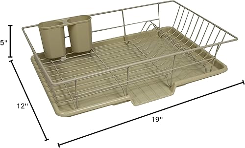 Miniatura 10 de Sweet Home Collection - Escurridor de platos y soporte para utensilios fáciles de usar
