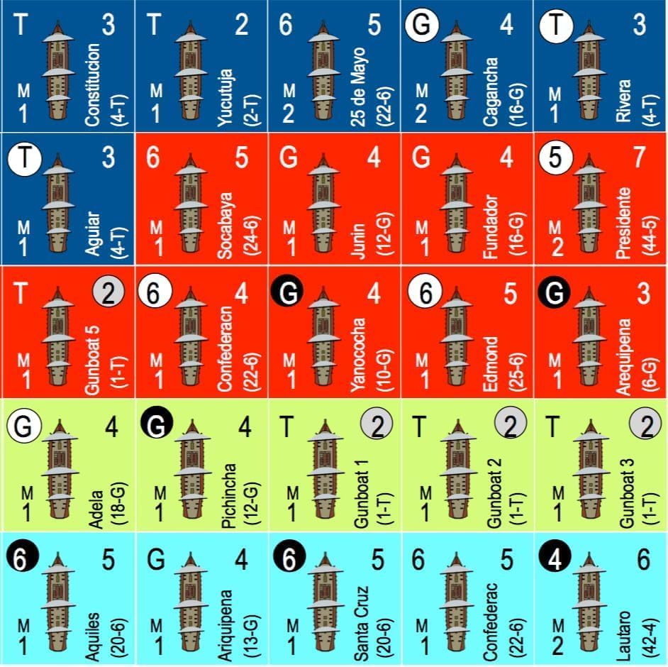 Miniatura 3 de GMT Games Bajo la Cruz del Sur Colores Voladores Volumen IV