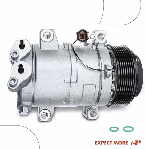 Miniatura 9 de A-Premium Compresor de aire acondicionado con embrague compatible con Infiniti QX56 QX80 y Nissan Armada NV2500 NV3500 Titan Titan XD 2016-2018