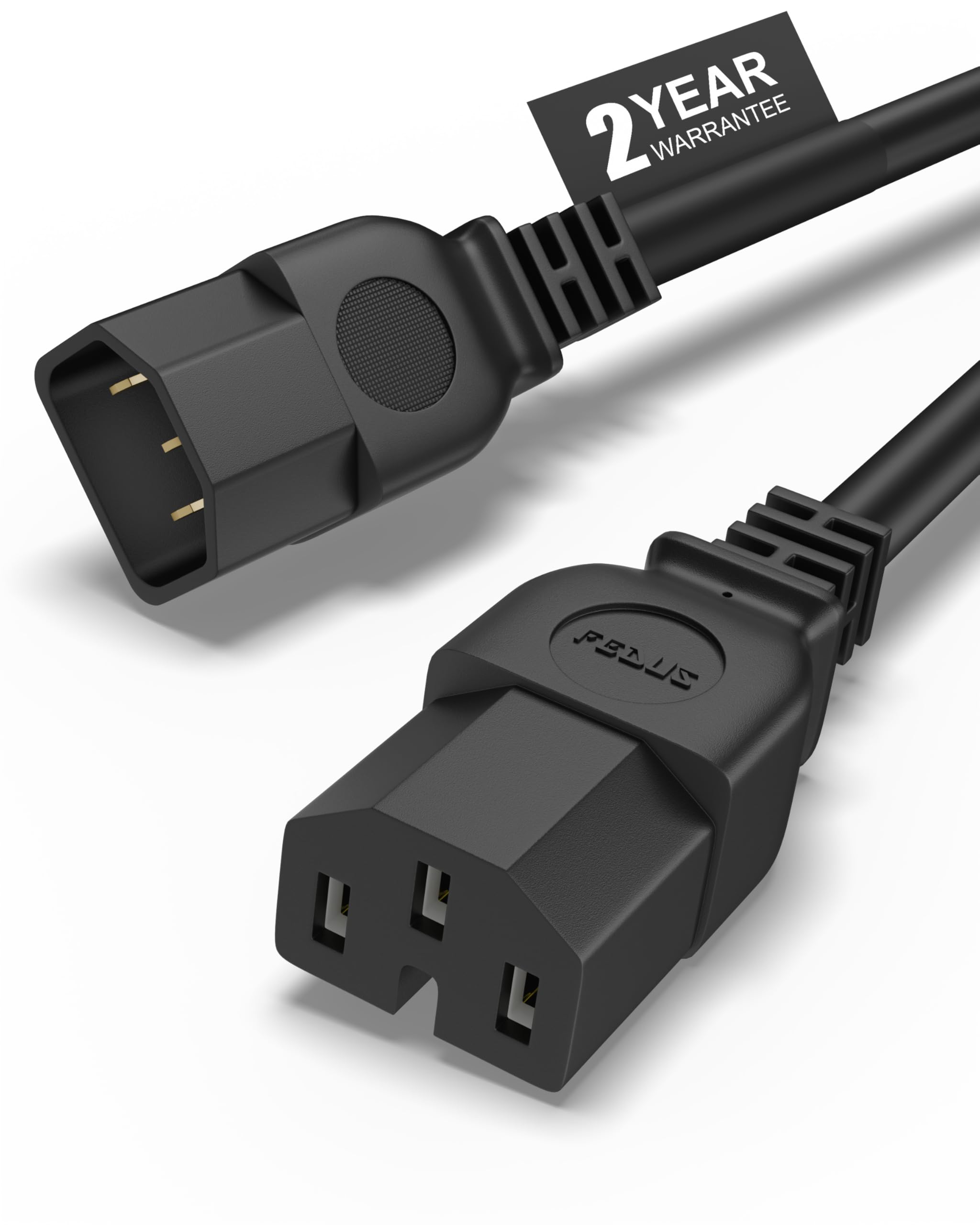 FEDUS ServerLink IEC C14 to C15 Power Link Cable, 1.8 Meter 18AWG 100% Pure Copper Heavy Duty Extension Cord for Servers, PDU, Cisco Switches & High-Temp Appliances, Flame Retardant PVC, 2Y Warranty-image-17