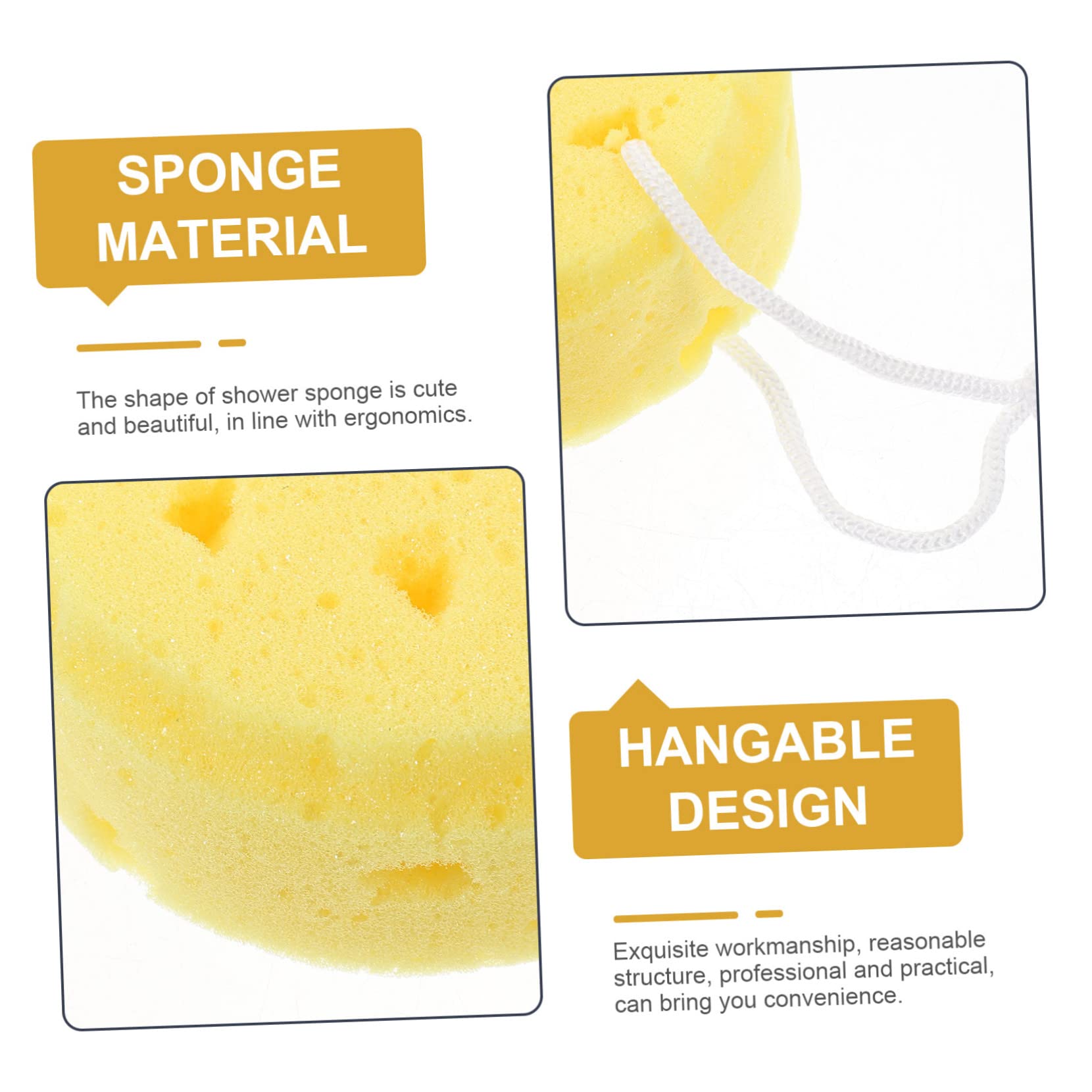 Beavorty 16piezas Esponjas De Baño Naturales Para Suaves y Exfoliantes Para Cuidado Personal y Fiestas