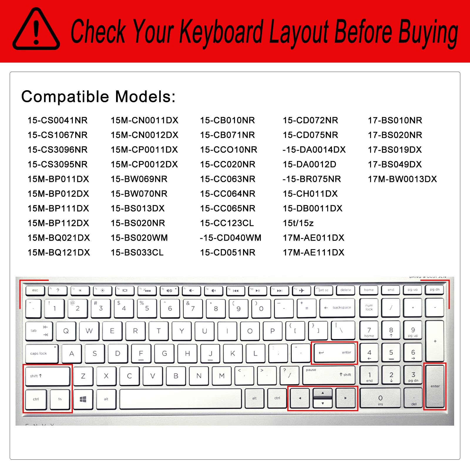 YongMai 2Pcs Silicone Keyboard Cover Skins for 15.6