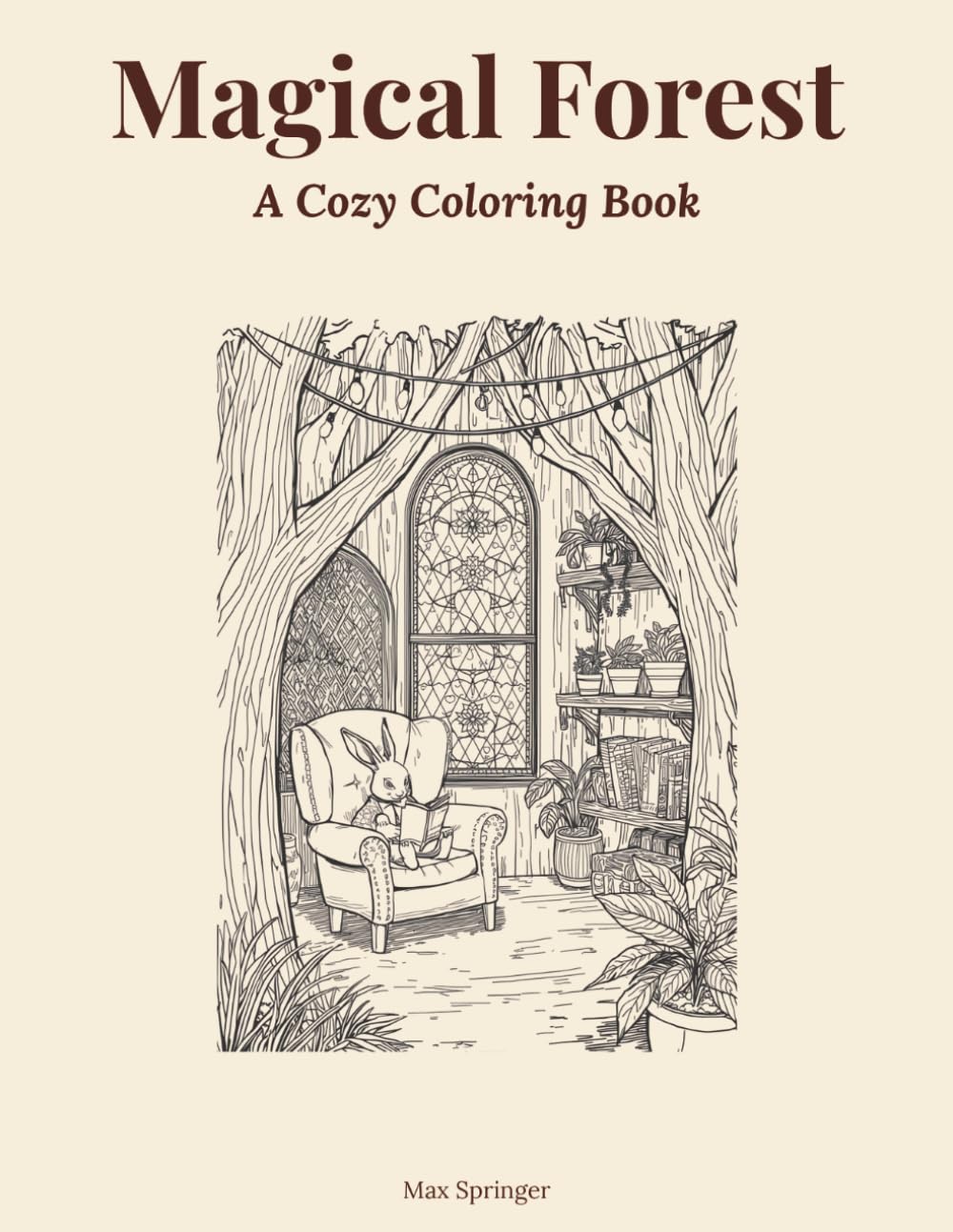 Magical Forest: A Cozy Coloring Book