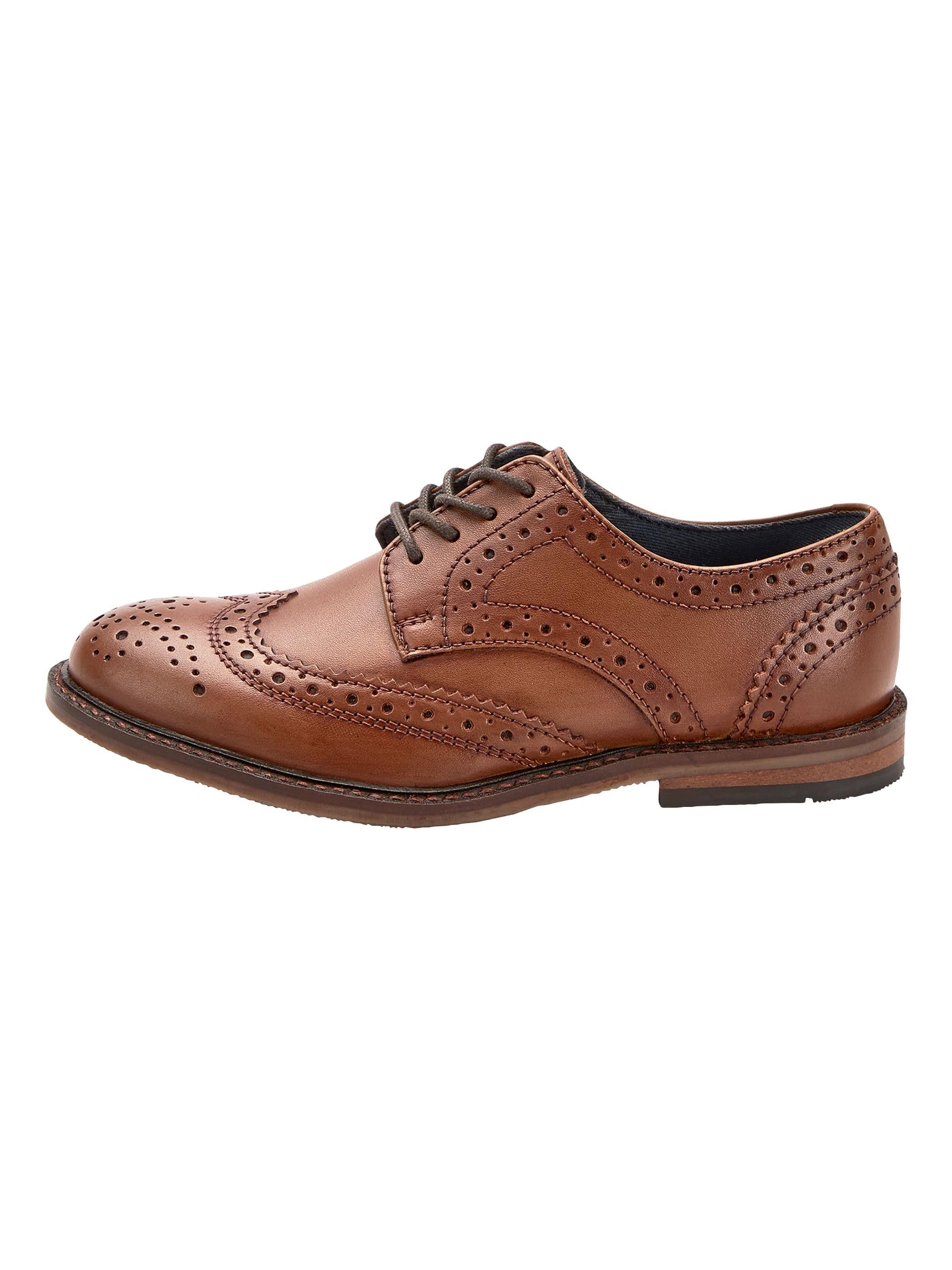 NEXT Garçon Chaussures Richelieu en Cuir à Lacets