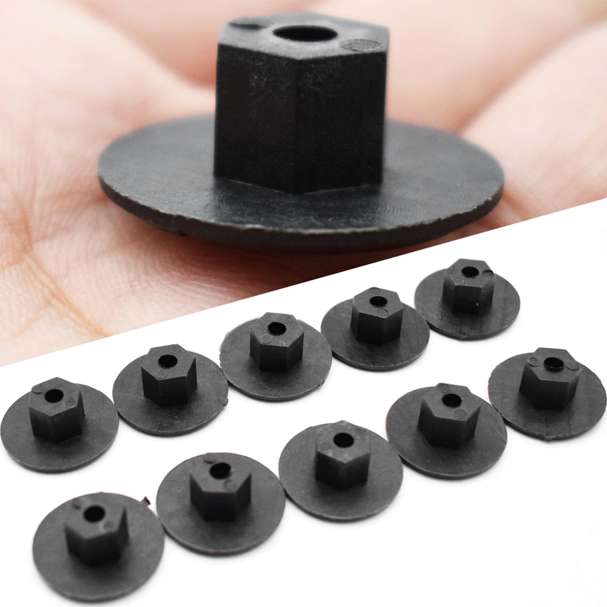 Plastic moer OEM:a2019900050 - 5 stuks voor o.a. MERCEDES-BENZ | - Bevestiging clips Plastic moer OEM:a2019900050 - 5 stuks voor o.a. MERCEDES-BENZ | - Bevestiging clips