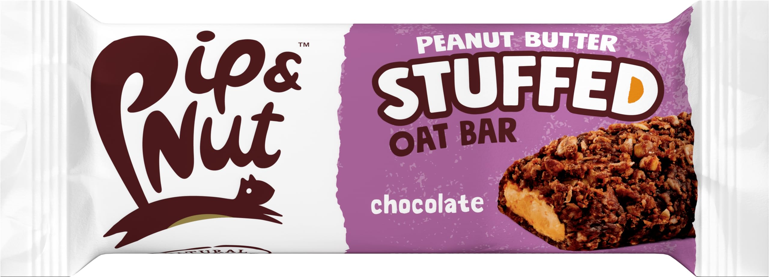 Pip & Nut Peanut Butter Stuffed Oat Bar Chocolate 48g