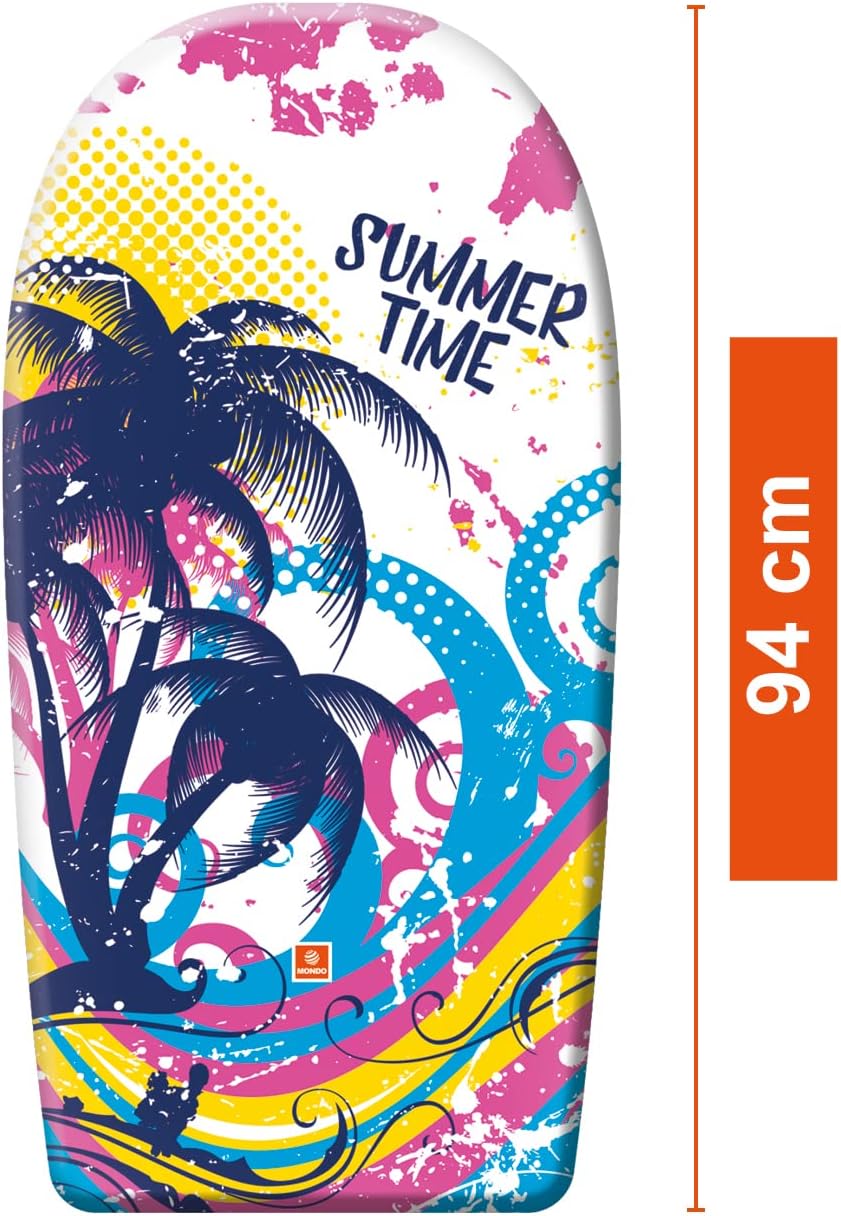 MONDO Toys-Body Board Beach 11231 3 Models-11231 Children's Surfboard, Multicoloured, 94 cm, 11231