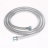 Vista 8 de Reemplazo de manguera de ducha,Manguera de cabezal de ducha extra larga de 79 pulgadas,Accesorio de manguera de ducha de bidé dorado titanio