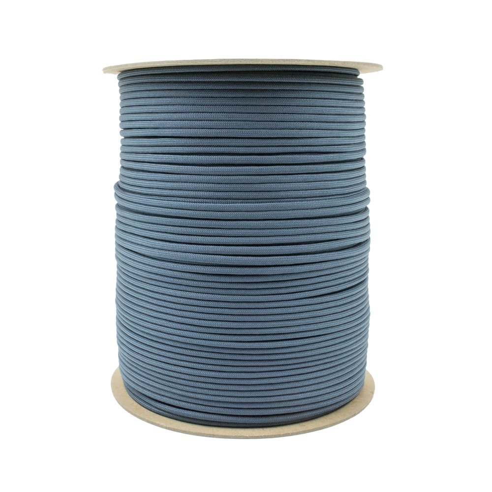 Paracord Planet | Tipo III 249,5 kg Resistenza alla trazione 7 fili interni Paracord – Ideale per attività ricreative all'aperto, pesca, caccia e campeggio | FS blu navy, bobina da 1000 FT