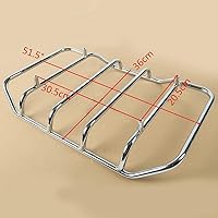 Vista 5 de TCT-MOTORPARTS Respaldo de maletero cortado y portaequipajes apto para Harley 2014-Later Road King Street Glide Road Glide Special Electra Glide