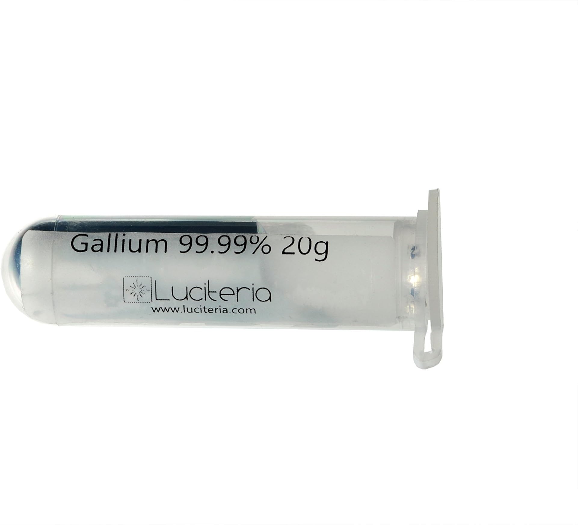 Gallium Metal 20 Grams 99.99% Pure