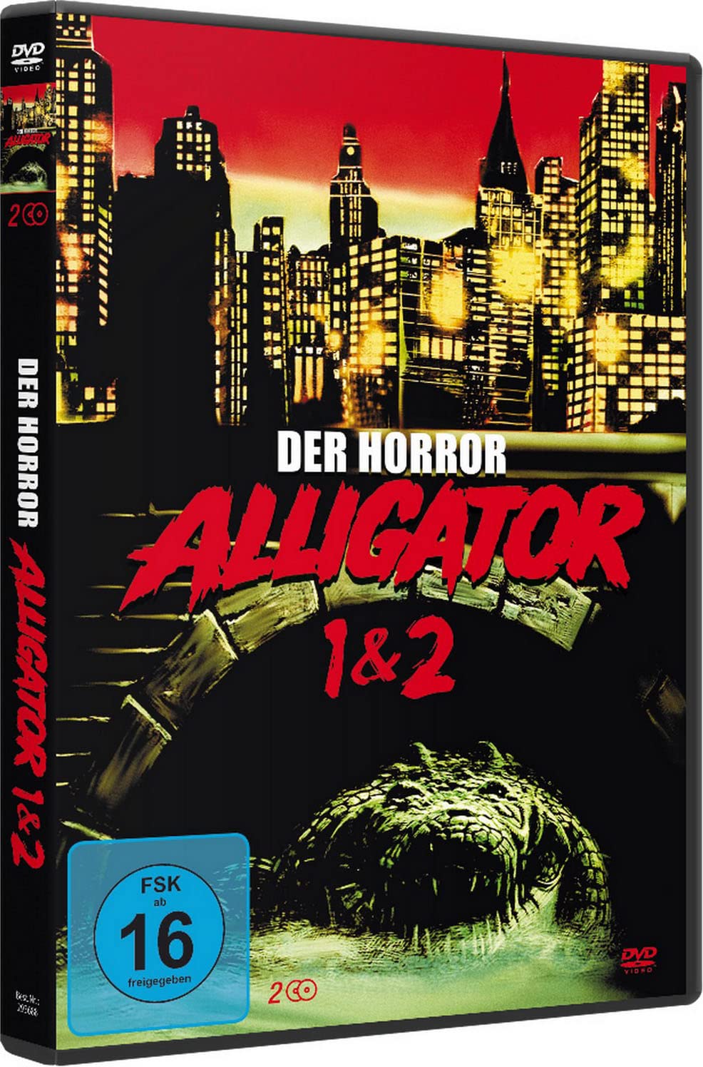 Der Horror Alligator + Die Mutation - Teil 1 + 2 - Horrorfilm Doppelpack - Tierhorror Thriller Klassiker [2 DVDs]