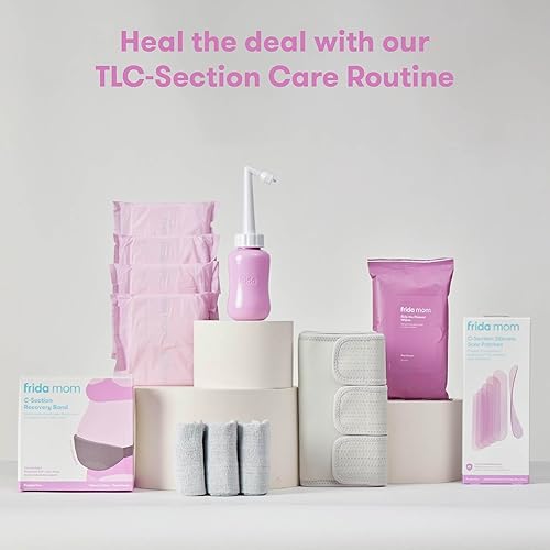 Miniatura 6 de Frida Mom Tiras de silicona para cesárea, parches de cicatriz imprescindibles para la recuperación de cesárea, tratamiento reutilizable de grado