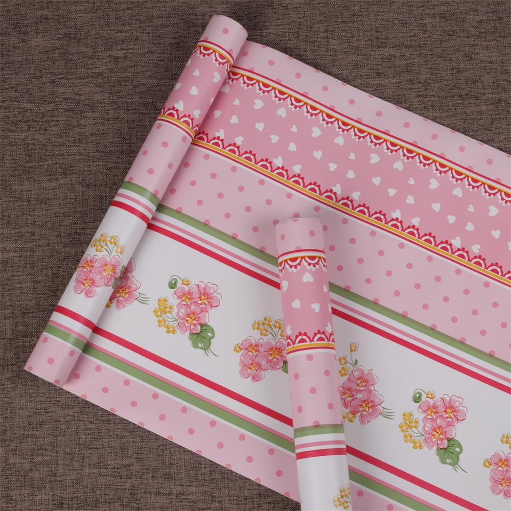 Kaaf Pink Color Wallpaper for Walls, Bedroom, Living Room, Kitchen, Bathroom, Stain-Resistant, Waterproof, Home Decoration (45cm x 2000cm) (B0D3ZGK2CN) Amazon Price History, Amazon Price Tracker
