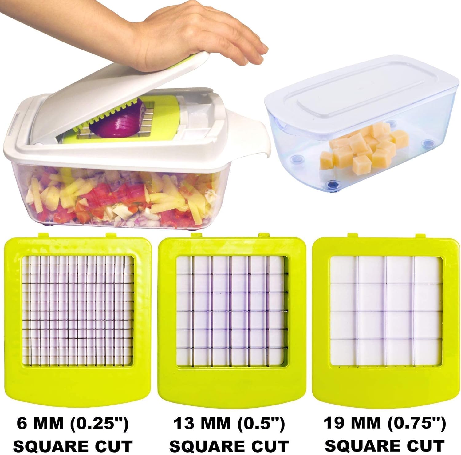 Brieftons 7-Blade Spiralizer & Brieftons QuickPush Food Chopper