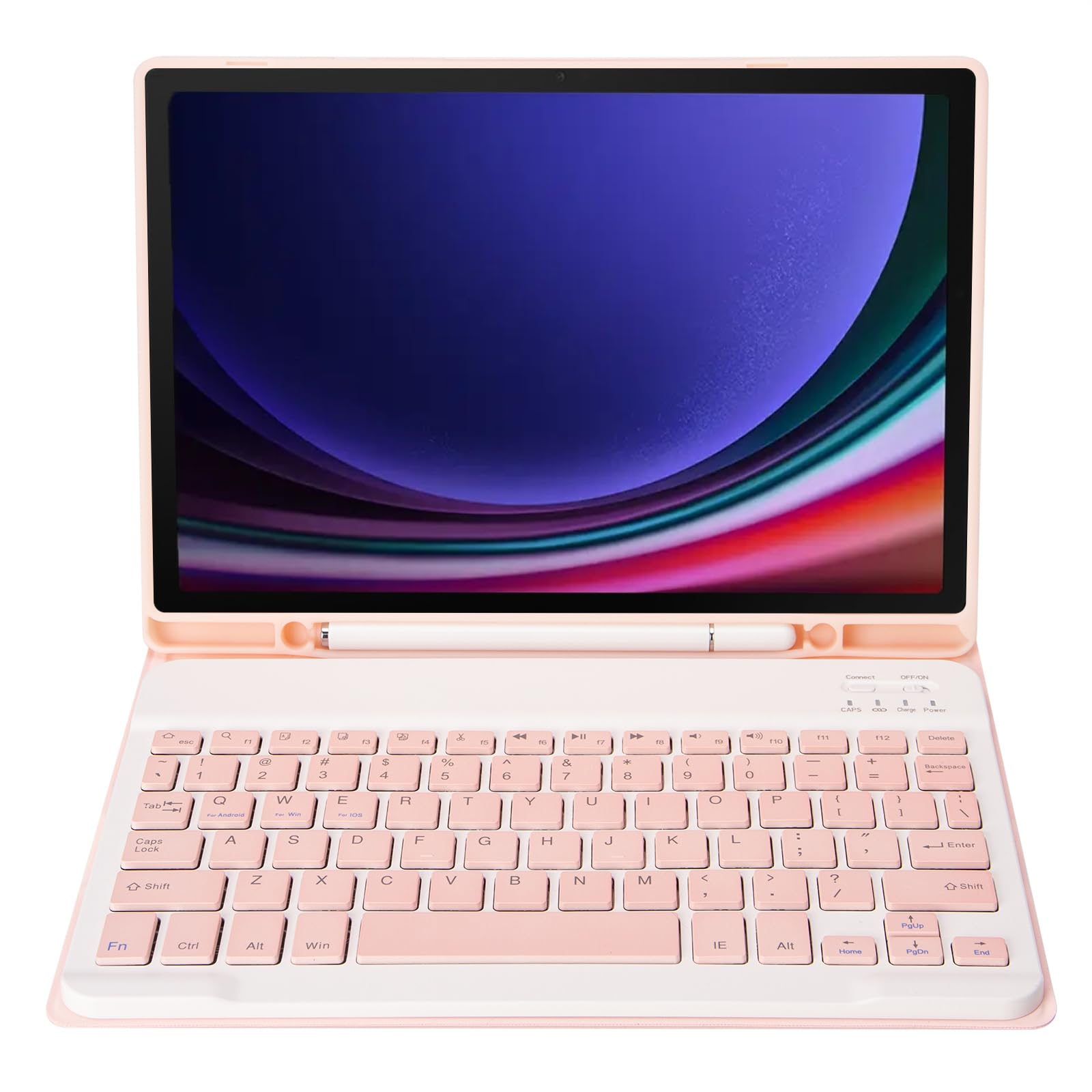 Galaxy Tab S9 FE キーボード付き タブレットカバー Amazon | マグネット式 Galaxy Tab S9 FE 10.9インチ キーボード