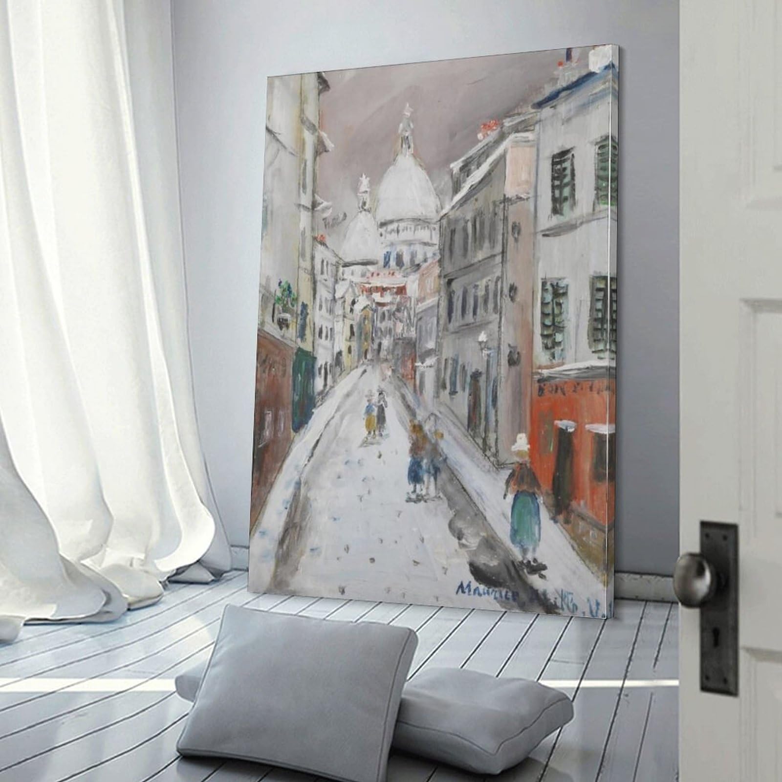 Amazon.co.jp: Maurice Utrilloモーリス・ユトリロ画家の作品（パリの