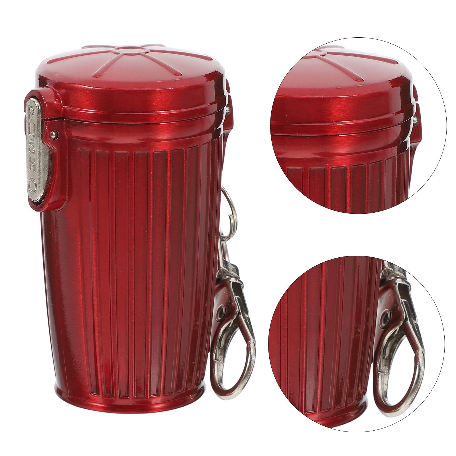 Amazon.co.jp: FONDOTIN Pocket Ashtray with Lid Airtight Cigarette
