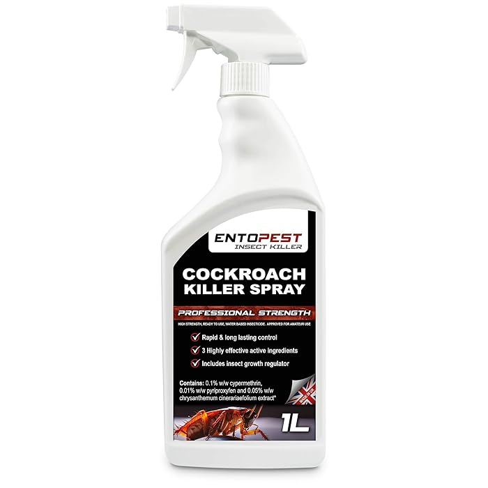 Buy Entopest Cockroach Killer Spray 1L High Strength Surface & Void